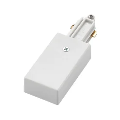 Lindby Linaro end feed, hvid, 1-faset system