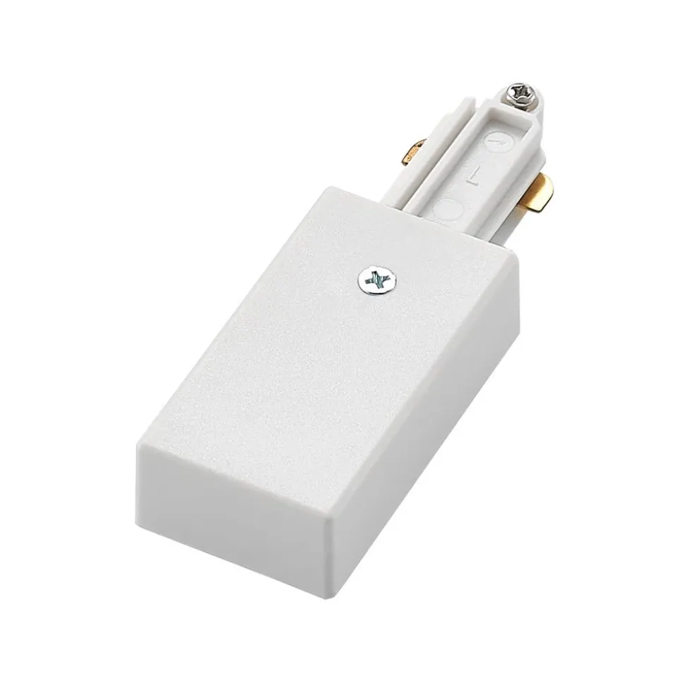 Lindby Linaro end feed, hvid, 1-faset system