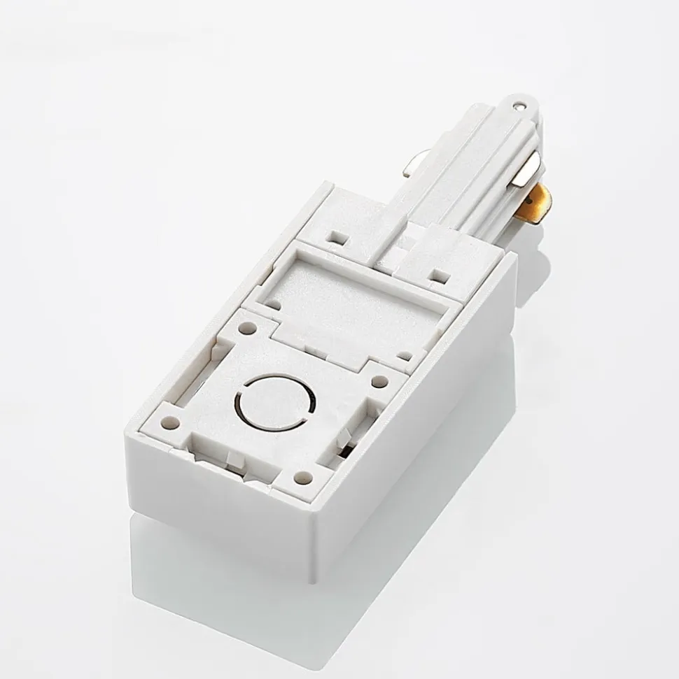 Lindby Linaro end feed, hvid, 1-faset system