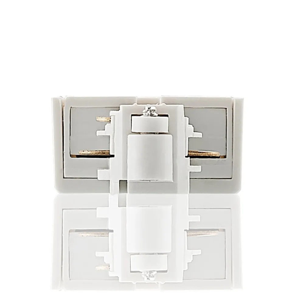Lindby Linaro end feed, hvid, 1-faset system