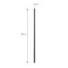 Lindby Linaro strømskinne, 2 m, sort, 1-fase skinne