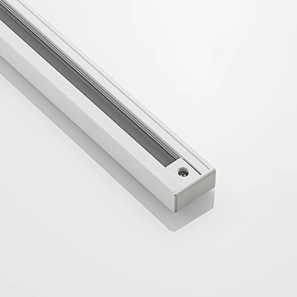 Lindby Linaro strømskinne, 1 m, hvid, 1-fase skinne