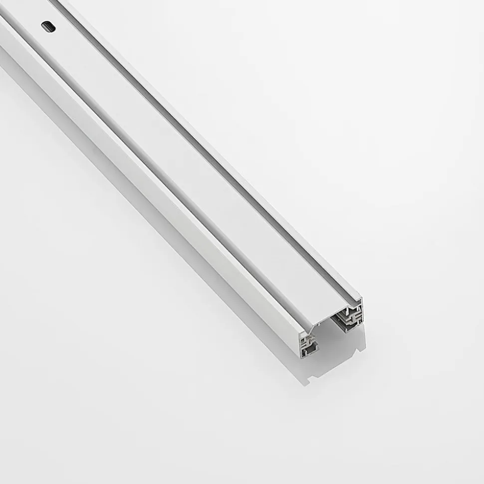 Lindby Linaro strømskinne, 1 m, hvid, 1-fase skinne