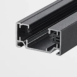 Lindby Linaro strømskinne, 1 m, sort, 1-fase skinne