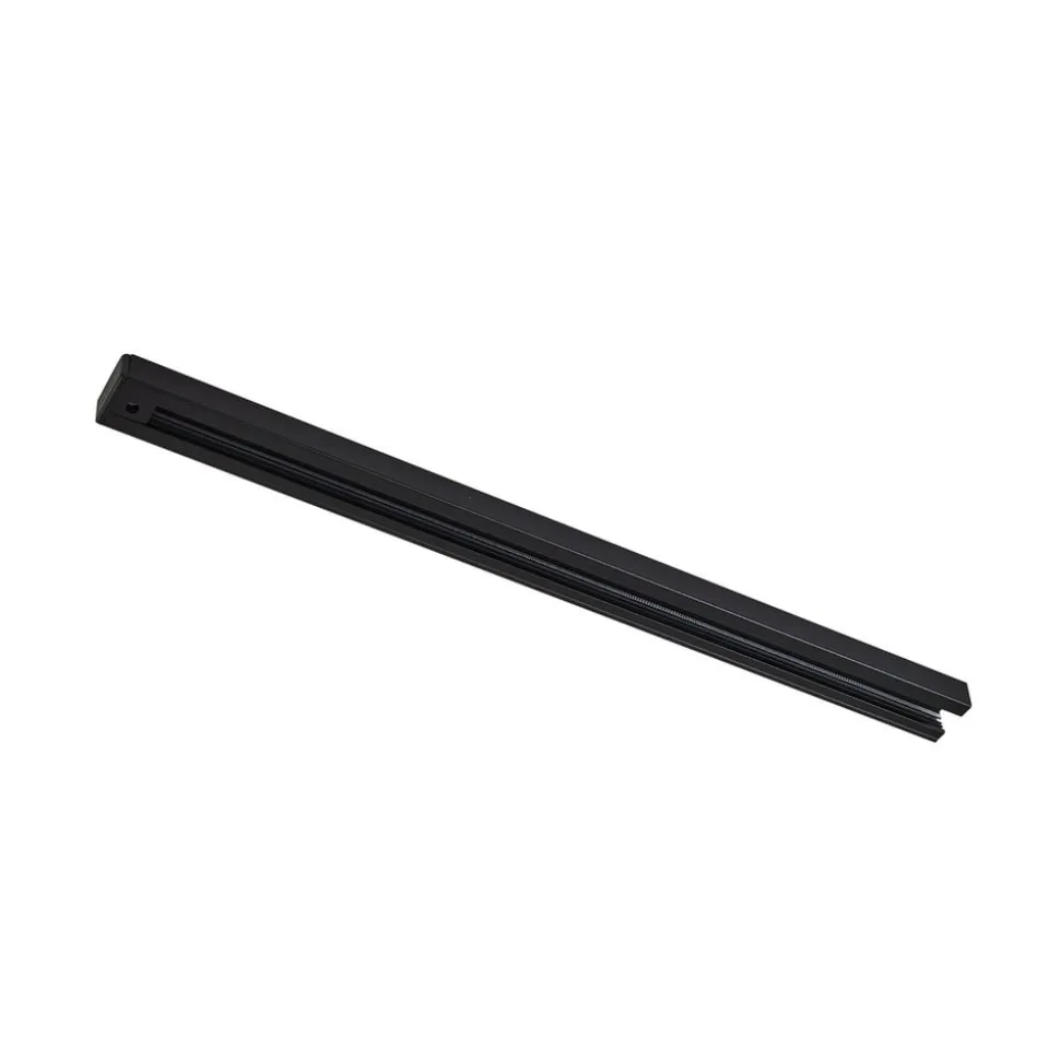 Lindby Linaro strømskinne, 50 cm, sort, 1-fase skinne
