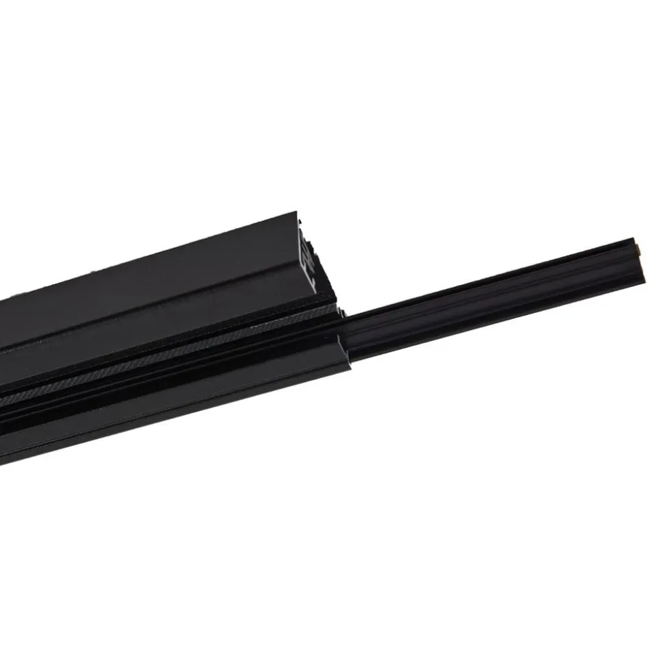 Lindby Linaro strømskinne, 50 cm, sort, 1-fase skinne