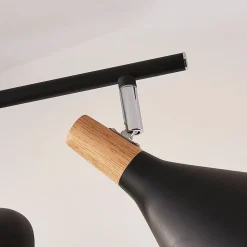 Lindby loftlampe Arina, 53 cm, sort, 3 lyskilder, E14