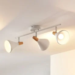 Lindby loftlampe Arina, 53 cm, hvid, 3 lyskilder, E14
