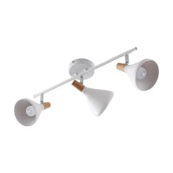 Lindby loftlampe Arina, 53 cm, hvid, 3 lyskilder, E14