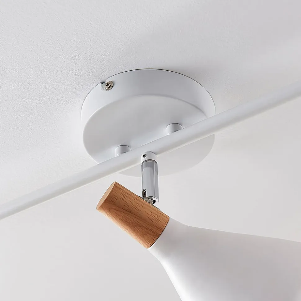Lindby loftlampe Arina, 53 cm, hvid, 3 lyskilder, E14