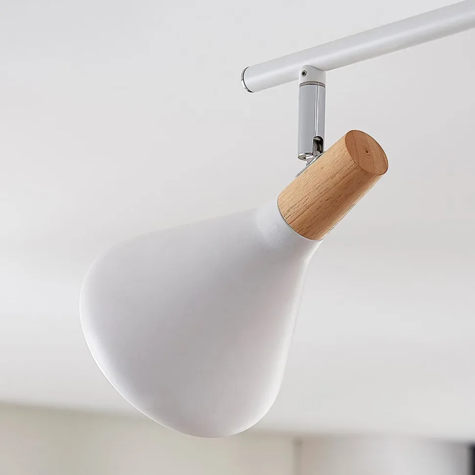 Lindby loftlampe Arina, 53 cm, hvid, 3 lyskilder, E14