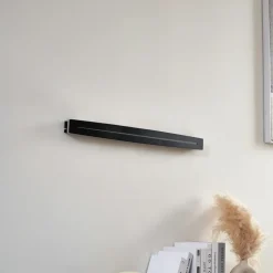 Lindby loftlampe Benario, sort, aluminium, 80 cm