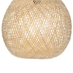 Lindby loftlampe Dabila, bambus, Ø 35 cm, E27