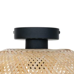 Lindby loftlampe Dabila, bambus, Ø 35 cm, E27