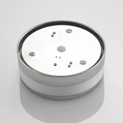 Lindby loftlampe Flavi, Ø 23 cm, krom, glas, IP44, E27