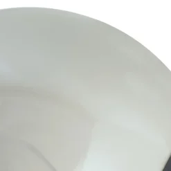 Lindby loftlampe Isamer, røggrå, Ø 80 cm, kugle