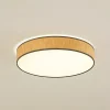 Lindby loftlampe Jutis, beige, tang, Ø 50 cm