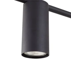 Lindby loftlampe Marilou, sandsort, 4 lyskilder, Ø 70 cm