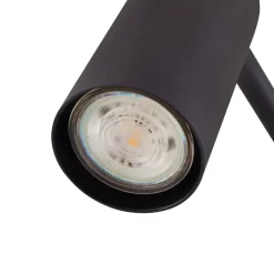 Lindby loftlampe Marilou, sandsort, 4 lyskilder, Ø 70 cm
