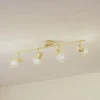 Lindby loftlampe Piena, beige, 4 lyskilder, metal, 70 cm