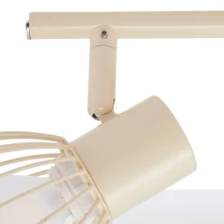 Lindby loftlampe Piena, beige, 4 lyskilder, metal, 70 cm