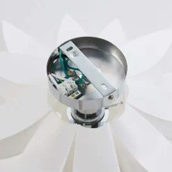 Lindby loftlampe Rimon, hvid, plast, Ø 50 cm, E27