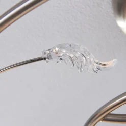 Lindby loftlampe Svean, 4-lys, hvid, glas, længde 42,5 cm