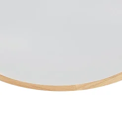 Lindby loftlampe Tanju, Ø 30 cm, 2 lyskilder, egetræ, E27