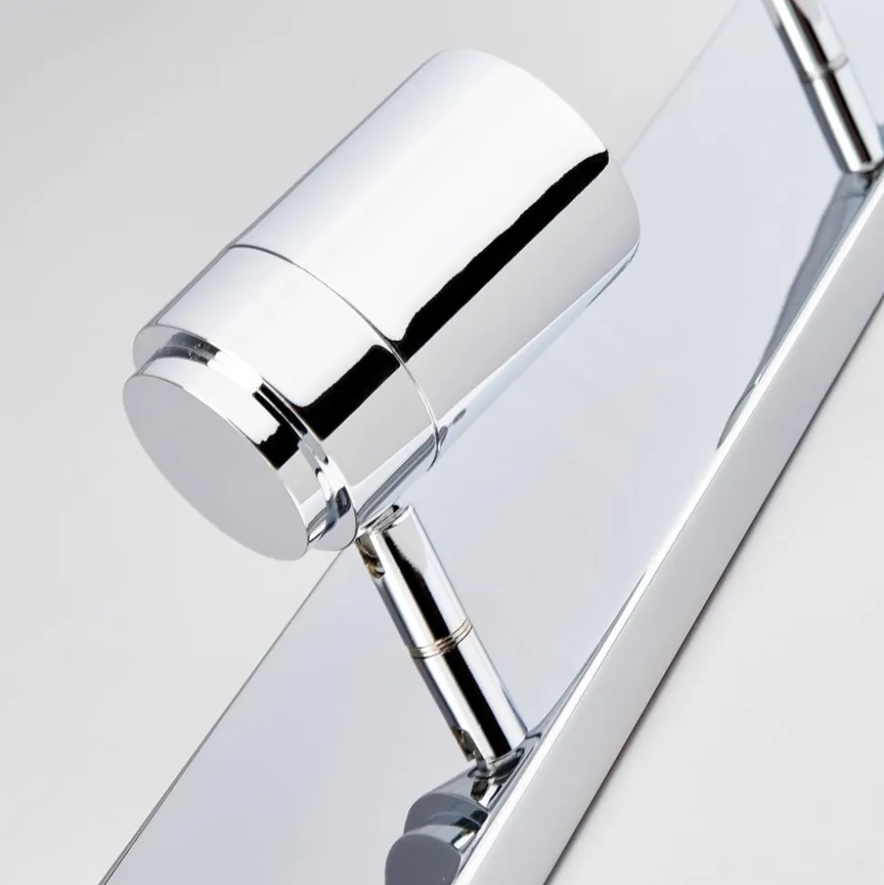 Lindby loftlampe til bad Dejan, 65 cm, 3 lyskilder, krom, IP44