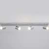 Lindby loftlampe til bad Dejan, 85 cm, 4 lyskilder, krom, IP44