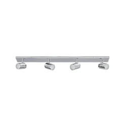 Lindby loftlampe til bad Dejan, 85 cm, 4 lyskilder, krom, IP44
