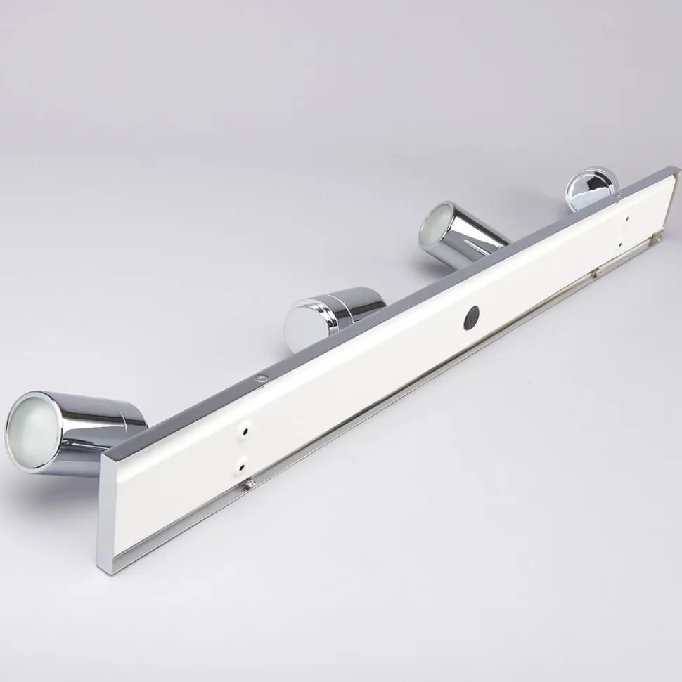 Lindby loftlampe til bad Dejan, 85 cm, 4 lyskilder, krom, IP44