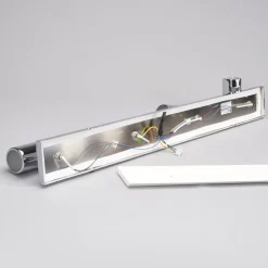 Lindby loftlampe til bad Dejan, 85 cm, 4 lyskilder, krom, IP44