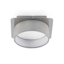 Lindby loftslampe Aviola, metal, tekstil, 18 cm lang