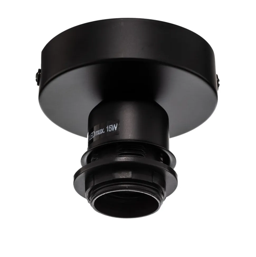 Lindby loftslampe Yonah, guldfarvet, metal, Ø 40 cm, E27