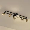 Lindby loftspot Bravius, messing, 6 lyskilder, jern