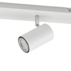 Lindby loftspot Joffrey, 116 cm, hvid, 6 lyskilder, GU10