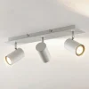 Lindby loftspot Joffrey, 49 cm, hvid, 3 lyskilder, GU10