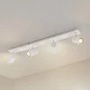 Lindby loftspot Joffrey, 80 cm, hvid, 4 lyskilder, GU10