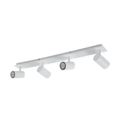 Lindby loftspot Joffrey, 80 cm, hvid, 4 lyskilder, GU10