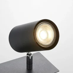 Lindby loftspot Joffrey, 49 cm, sort, 3 lyskilder, GU10