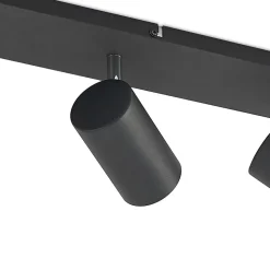 Lindby loftspot Joffrey, 70 cm, sort, 4 lyskilder, GU10