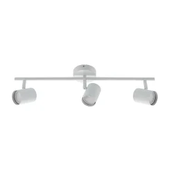 Lindby loftspot Jorell, hvid, 55 cm, 3 lyskilder, metal, GU10