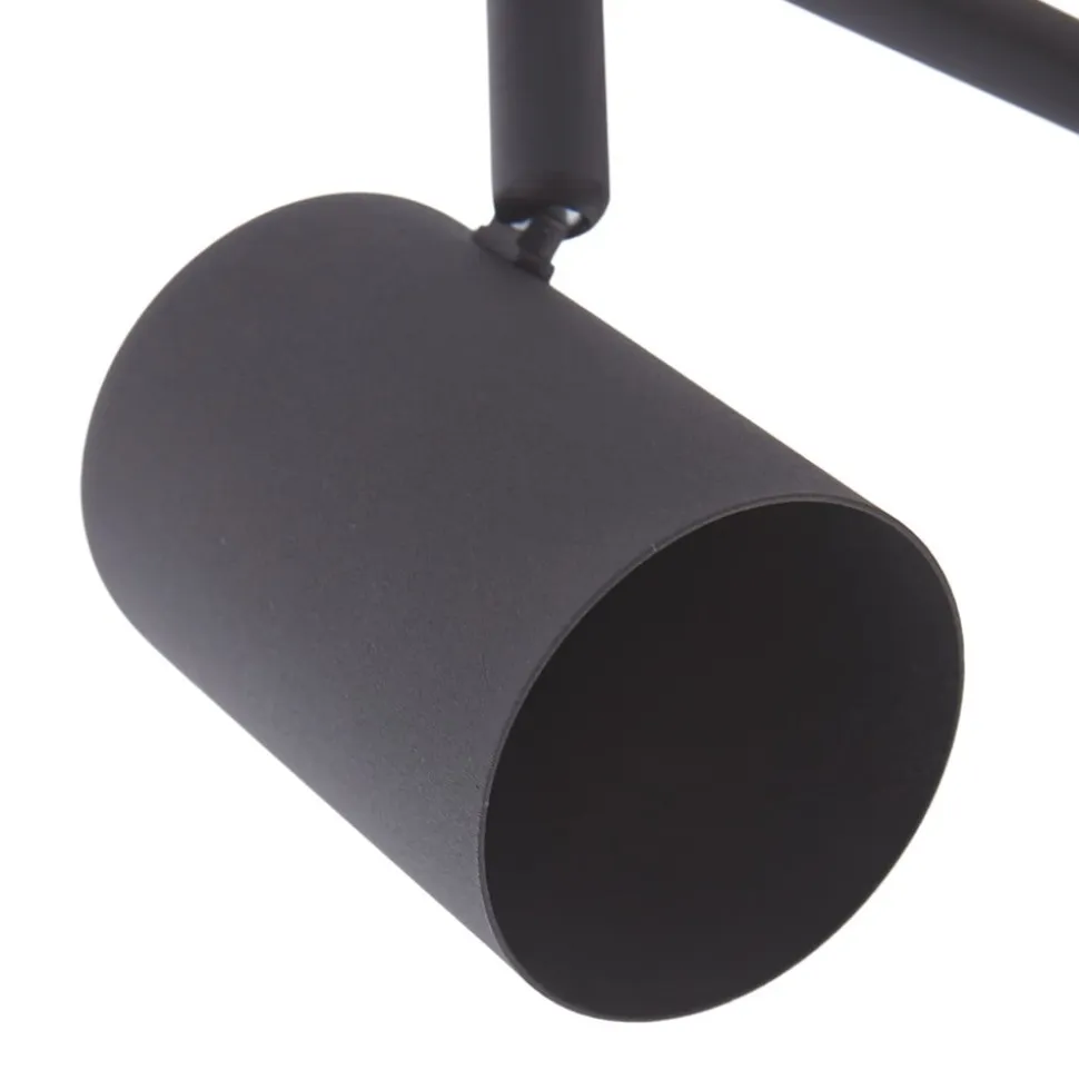 Lindby loftspot Jorell, sort, 51 cm, 3 lyskilder, GU10