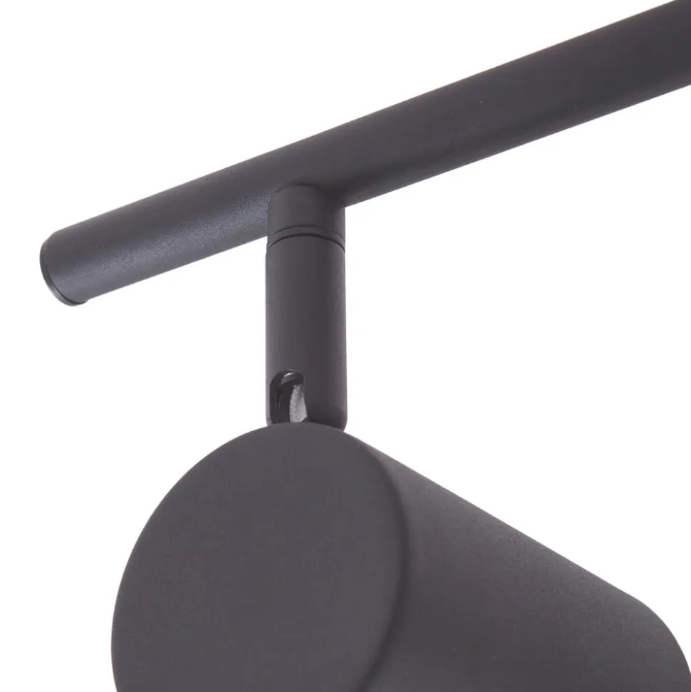 Lindby loftspot Jorell, sort, 51 cm, 3 lyskilder, GU10
