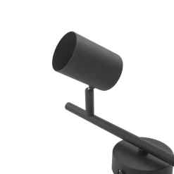 Lindby loftspot Jorell, sort, 31 cm, 2 lyskilder, GU10