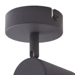 Lindby loftspot Jorell, sort, 13 cm, 1 lyskilde, GU10