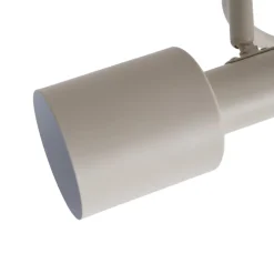 Lindby loftspot Ovelia, beige, 3 lyskilder, metal, E27