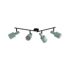 Lindby loftspot Ovelia, grøn, 80 cm, 4 lyskilder, E27