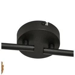 Lindby loftspot Stralino, 4 lyskilder, længde 60 cm, træ